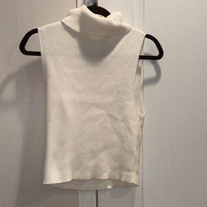 Elegant White Turtleneck Sweater